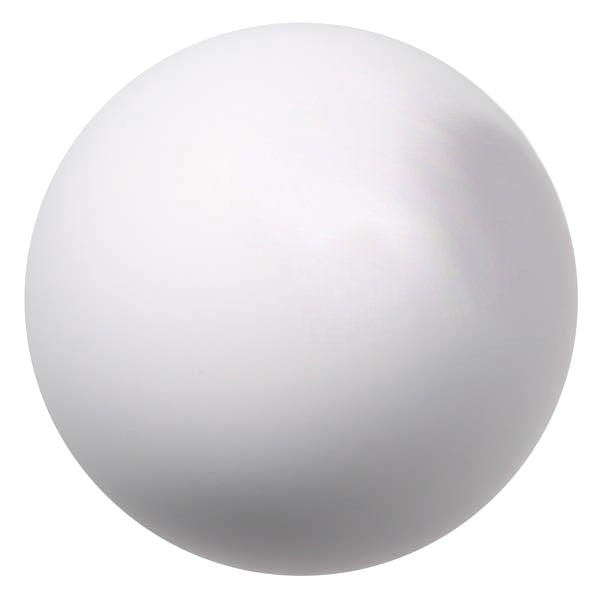 white stress ball