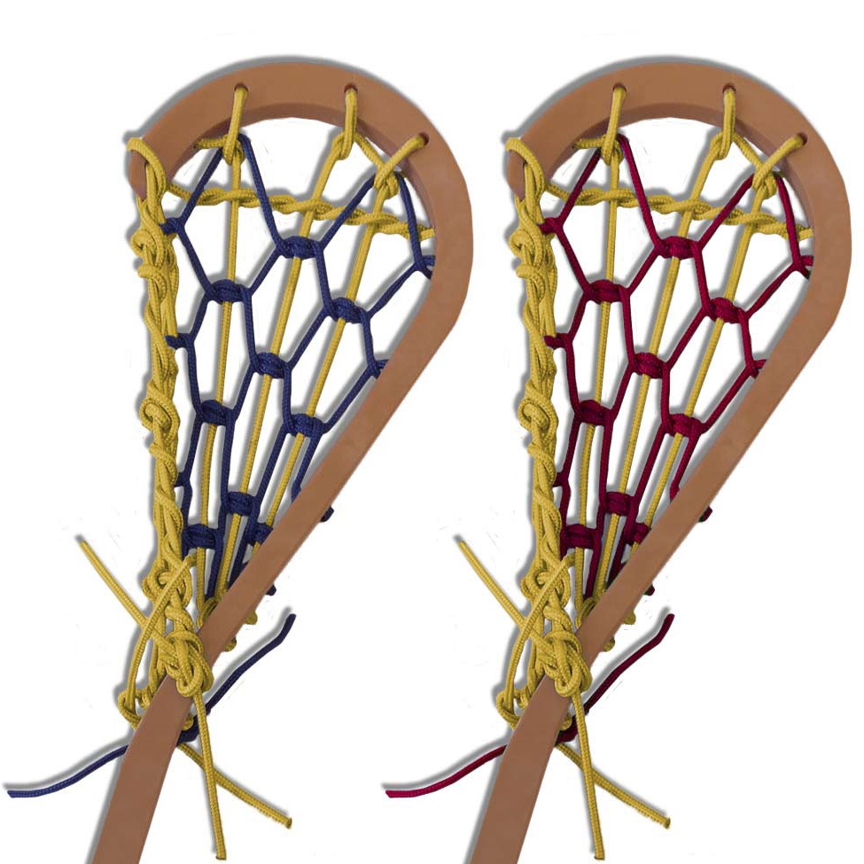 Lacrosse Stick Old Gold Wall - Thongs- minilacrosse.com