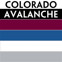 NHL COLORS Colorado Avalanche personalized mini hockey stick