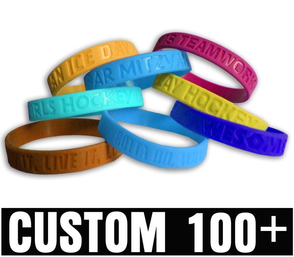 Custom Debossed Wristband 100 plus | Custom Wristbands